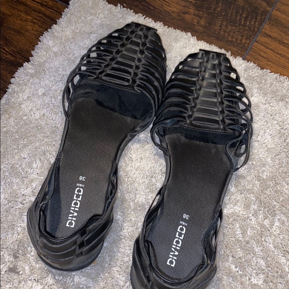 Black slip ons